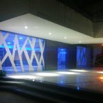 audi cafe night view